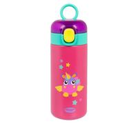Playgro Stella Tiny Trek Insulated Bottle, Isotherme Enfant Inox 320 ml - Bouteille Paille Anti-Fuite avec Isolation Double Paroi - Gourde Bébé et Enfant Légère et Durable