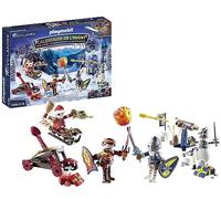 PLAYMOBIL 71346 Calendrier de l'Avent - Noël chevaliers Novelmore - La magie de Noël - 24 fenêtres à ouvrir en attendant Noël, jouet avec décor pour enfants à partir de 4 ans