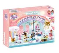 PLAYMOBIL 71348 Calendrier de l'Avent - Arc-en-ciel- La magie de Noël - 24 cases a ouvrir- pour attendre Noël