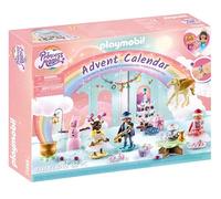 PLAYMOBIL 71348 Calendrier de l'Avent - Arc-en-ciel- La magie de Noël - 24 cases a ouvrir- pour attendre Noël