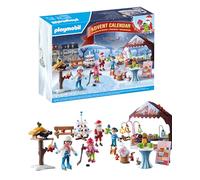 Playmobil 71472 Calendrier de l'Avent Marché de Noël - Comprend Quatre Personnages Ainsi Que 24 Surprises passionantes - Dès 4 Ans