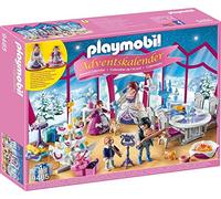Playmobil Calendrier de l'Avent 9485 – Bal de Noël Salon de Cristal, 24 surprises, 4 pers, dès 4 ans