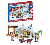 Playmobil | Christmas | Calendrier de l’Avent : Au pôle Nord | Monde de Noël en 24 Jours avec Père Noël, lutins, Renne & Bureau de Poste | pour Enfants dès 4 Ans | 72226