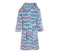 PLAYSHOES Peignoir 'Krebs' bleu / saumon / blanc, Taille 110-116