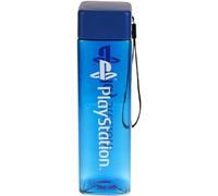 Paladone Bouteille d'eau de voyage PlayStation Square 500 ml en plastique avec dragonne