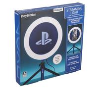PlayStation Streaming Light - Officially Licensed Adjustable Ring Light with Phone Holder, 3 Light Modes, Warm, Cool & Neutral, Gift for Boys | Paladone