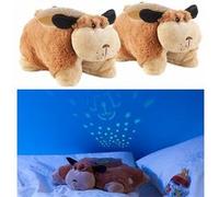 Playtastic 2 peluches Chien Tobias avec projections lumineuses