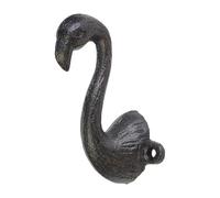 PLCPDM Pour serviette de salle de bain en fonte, oiseau | Organisateur fixe pour tabliers de cuisine, sacs, accessoires, accent Vintage apportant un rangement vertical