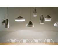 Pleat Box 13 LED Lampe suspendue Marset Gris-Blanc - 8435516806204