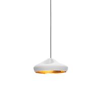 Pleat Box Suspension 36 Blanc & Or