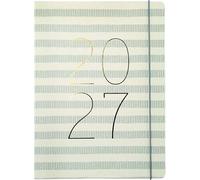 Plenty Gifts Agenda 2027 - Agenda 18 mois Dashes - Format L - Planificateur semainier - Juillet 2026 à décembre 2027-20,5 x 15,2 cm