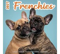 Plenty Gifts Calendrier 2027 - Calendrier mural Frenchies Studio - Calendrier mensuel - 16 mois - 30 x 30 cm