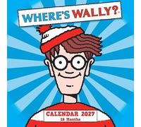 Plenty Gifts Calendrier 2027 - Calendrier mural Où est Charlie ? - Calendrier mensuel - 16 mois - 30 x 30 cm