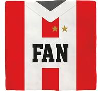 Plenty Gifts Plaque personnalisée - 040 Fan - Carreau décoratif pour Supporters - Inscription en néerlandais - 15x15cm