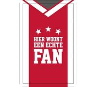Plenty Gifts Plaque personnalisée - Supporter 020 Fan - Plaque Murale décorative en métal - Format A4-21x29,7cm