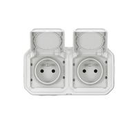 PLEXO 2 PRISES 2PT T HORIZONTAL BLANC LEGRAND - 070025
