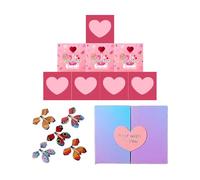 pliable de de la Saint-Valentin, cadeau d'enveloppe rouge, fournitures de célébration de proposition pour partenaires, commémoration romantique, cadeau pop-up créatif, jalons de relation de pr