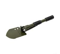 Pliante Acier 5-en-1 pour Camping Pliante Acier 5-en-1 pour | 5 outils en 1, pioche scie, décapsuleur intégré, tournevis inclus, usage polyvalent(Green)