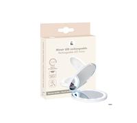 PLIC - Miroir LED Compact Rechargeable Grossissant x5 - Intensité Réglable - Blanc