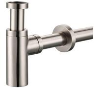 Plieger siphon design 5/4 avec tube mural avec rosace chrome 0520086