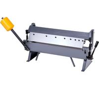 Plieuse 610 mm Banc d'équarrissage - épaisseur de pliage de 1,5 mm en acier doux - réglable de 0 à 135 degrés - Plieuse de tôle - Plieuse pivotante à 5 doigts - Pliage précis avec la plieuse de tôle