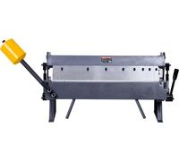 Plieuse à boîte et à panneau, plieuse pour tôles de 610 mm/24 pouces, capacité pour acier doux de calibre 16, réglable de 0 à 135 degrés, machine à plier le métal à 5 doigts, plieuse en aluminium robu