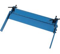 Plieuse à tôle - Plieuse manuelle - Angle de pliage 95° - Pour tôles et plaques - Outil d'atelier - Bleu vif