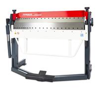 Plieuse de tôle manuelle et à pied largeur du travail 1270 mm 0-135° épaisseurs jusque 2 mm segments en haut et bas in utée de longueur Torros PM1270DS