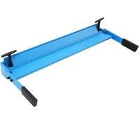 Plieuse de tôle - Plieuse manuelle - Largeur de travail 630 mm - Épaisseur de tôle 1–1,2 mm - Angle 0–120° - Acier - Bleu brillant