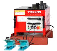 Plieuse fer à beton électrique pour cintrage barres d'armature de 6 à 25 mm angles de 0° à 180° 1,7 kW 230V Torros RB25