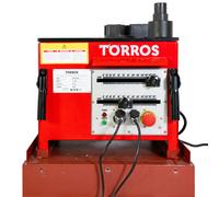 Plieuse fer à beton électrique pour cintrage barres d'armature de 6 à 32 mm angles de 0° à 180° 2,8/3 kW 230V Torros RB32