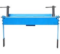 Plieuse manuelle de tôles, angle de pliage 120°, largeur de travail 630 mm, s'allume en bleu