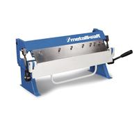 Plieuse manuelle d'établi largeur du travail 610 mm épaisseurs jusque 1 mm lame supérieure segmentée Metallkraft HSBM610HS