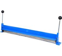 Plieuse manuelle pour tôle, longueur maximale de pliage 760 mm, épaisseur maximale de pliage 1,2 mm, angle de pliage 0-90°, longueur de poignée 300 mm, poids 15 kg