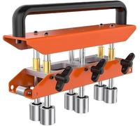 Plieuse manuelle pour tôle, outil à main avec 6 rouleaux, ajustable de 0 à 90°, épaisseur de 0,36 à 0,76 mm et plage de pliage de 16 à 102 mm, pour acier, aluminium, acier inoxydable