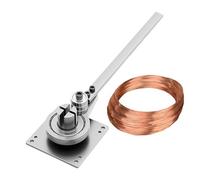 Plieuse pour métaux - Cintreuse barres de 1 à 8,5 mm d'épaisseur robuste, outil manuel de bricolage fer | Design roulement anti-fatigue pour fil d'acier, bandes de cuivre et aluminium | Équipement