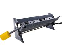 Plieuse SucceBuy, banc de pliage de 910 mm, épaisseur de pliage de 1,5 mm pour acier doux, angle réglable de 0 à 135 degrés, plieuse pivotante à 6 doigts, idéale pour le travail précis de la tôle