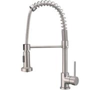 Plimo mitigeur évier à douchette mobile façon inox Essebagno