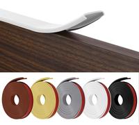 Plinthe adhésive souple en forme de U, idéale pour la cuisine et la salle de bain, dimensions 22 mm x 5 m
