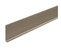 Plinthe aluminium titane mat (H= 100mm, L= 250cm)