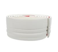 Plinthe Autocollante en PVC Flexible 9,8cm Blanche | Protection D’angle Murale pour Colonnes Courbes, Adaptée aux Sols Stratifiés et Tapis, Design Élégant Minimaliste