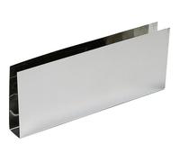 Plinthe bas de porte nox brillant - En U - 730 x 150 mm - Duval