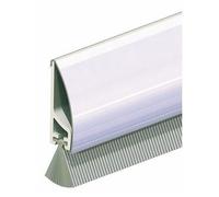 Plinthe en applique de bas de porte - support PVC/inox - 1 m - PDS ELLEN