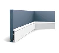 Plinthe Orac Decor SX173 AXXENT CONTOUR Plinthe Moulure décorative design intemporel classique blanc 2m.