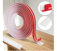 Plinthe Souple Autoadhésive,20mm*6m PVC Baguette de Finition Adhesive,Moulure Murale Corniche Plafond,Protection d'angles et