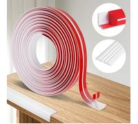 Plinthe Souple Autoadhésive,20mm*6m PVC Baguette de Finition Adhesive,Moulure Murale Corniche Plafond,Protection d'angles et