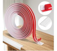 Plinthe Souple Autoadhésive, 20mm x 6m PVC Baguette de Finition Adhesive, Moulure Murale Corniche Plafond, Protection M PLINTHE PVC