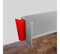 Plinthe Souple Autoadhésive PVC 10 mètre, Plinthe Adhesive -8cm de large -2 mm d'épaisseur, Plinthe Corniere Bande Décorative pour Cuisine et salle de bain