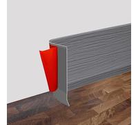 Plinthe Souple Autoadhésive PVC 10 mètre, Plinthe Adhesive -8cm de large -2 mm d'épaisseur, Plinthe Corniere Bande Décorative pour Cuisine et salle de bain