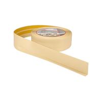 Plinthe souple autoadhésive PVC 50x20 mm - 30 mètre, Plinthe autocollante flexible - pliable, Plinthe souple premium pour revêtement de sol, Montage facile, Crème